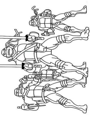 Раскраски черепашки ниндзя для 7 лет (52 фото) » рисунки для срисовки на  Газ-квас.ком
