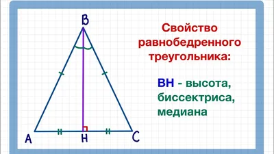 Этому не учат в школе | Все свойства равнобедренного треугольника за минуту  | Дзен