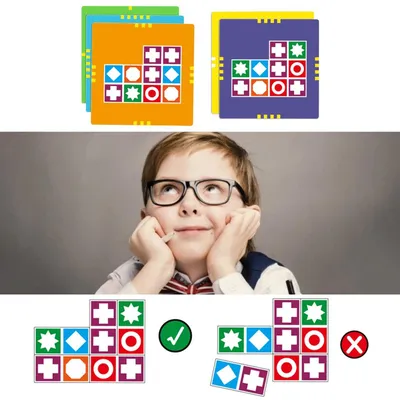 Детская деревянная настольная игра-головоломка, мгновенные фото, шахматы на  память, детские развивающие игрушки Монтессори для раннего обучения для  детей – лучшие товары в онлайн-магазине Джум Гик