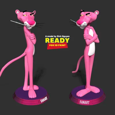 The Pink Panther by DragonessDeanna -- Fur Affinity [dot] net