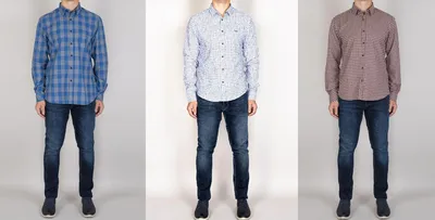 Несколько образов с мужской рубашкой в клетку – c чем носить сорочку  мужскую, фото
