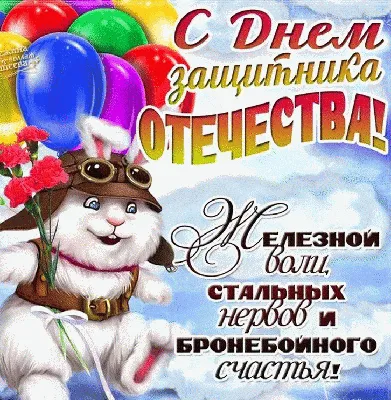 Летчик и открытка на 23 февраля