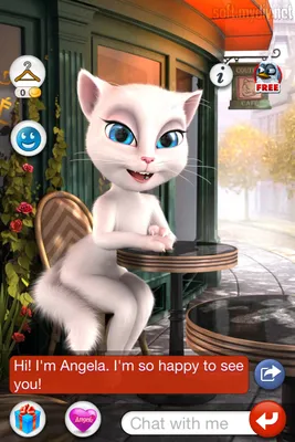 Talking Angela — скачать бесплатно русскую версию для Android | MyDiv