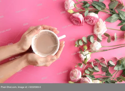 Утро кофе цветы (Много фото!) - treepics.ru