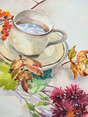 Картинки чашечка кофе и цветы (68 фото) » Картинки и статусы про окружающий  мир вокруг
