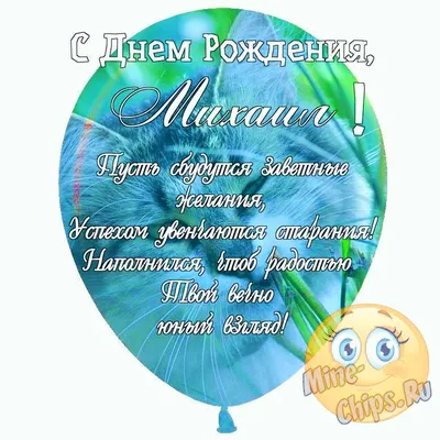 С днем рождения Миша