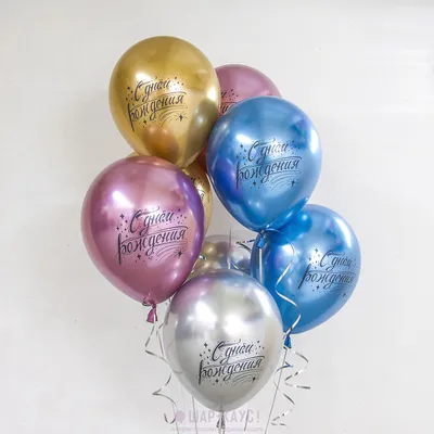 Гелиевые шары c «Днем рождения» | Шары39.рф | Доставка