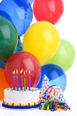 Открытка «С Днем рождения!» Принцесса с шарами | Воздушные шары и Ростовые  куклы в Анапе!