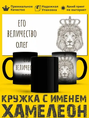 Кружка \"Кружка хамелеон с именем Олег\", 330 мл - купить по доступным ценам  в интернет-магазине OZON (1034256077)