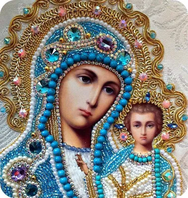 Икона Казанской Божией Матери гиф | Матери, День памяти, Пожелания ко дню  рождения