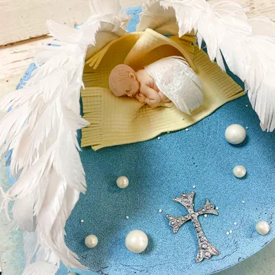 Торт на крещение мальчика Дмитрия №129408 заказать с доставкой