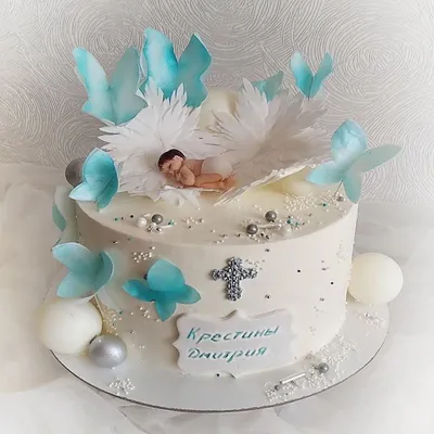Торт на крещение мальчика. Купить торт мальчику на день крестин