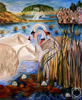 Картинки на тему #Лебеди - в Шедевруме