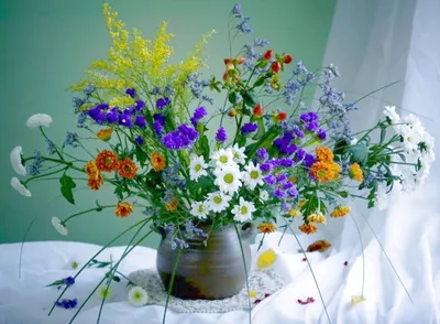 Красивые открытки полевые цветы - 87 фото