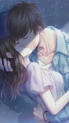 Картинки с поцелуями аниме обои