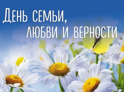8 июля – Всероссийский день семьи, любви и верности