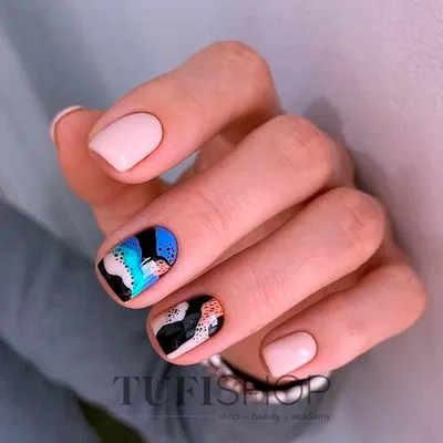 Накладные ногти с дизайном (24шт+клей) с клеем короткие с рисунком сердечки  черные белые - купить с доставкой по выгодным ценам в интернет-магазине  OZON (1129070207)