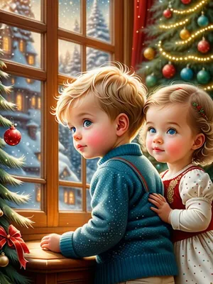 Дети лучшее Рождество встретят - скачать картинку с Рождеством | Интересные  новости и факты о знаменитостях | Дзен