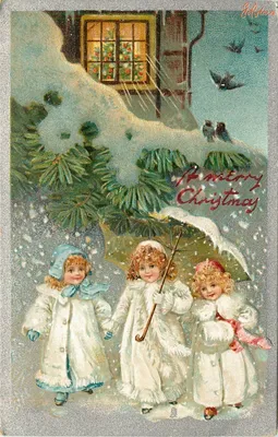 С Рождеством Христовым! счастливые дети с волшебным подарком дома Стоковое  Изображение - изображение насчитывающей семья, сторона: 102427437
