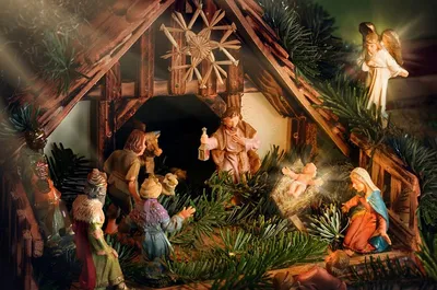 Анимационные открытки с Католическим Рождеством. 25 декабря |  Рождественские поздравления, Рождество, Рождественские иллюстрации