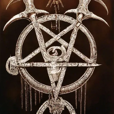 ChainsPro сатанинские украшения Baphomet кольца из козы Sigil of Lucifer  сатана значок кольцо для мужчин женщин Размер 7/8/9/10/11/12/13/14 |  AliExpress