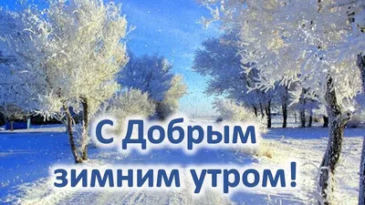 Картинки \"Доброе зимнее утро!\" (745 шт.)