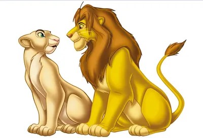 Фото Симба / Simba и Нала / Nala из мультфильма Король лев / The Lion King,  by X-Zelfa