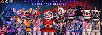 Sister Location VR Pack | Blender Release PART II by jorjimodels on  DeviantArt