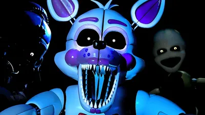 Five Nights at Freddy's: Sister Location - Funtime Foxy Wall Poster with  Push Pins, 22.375\" x 34\" - Walmart.com