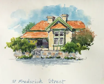 urban sketch – Ros Jenke