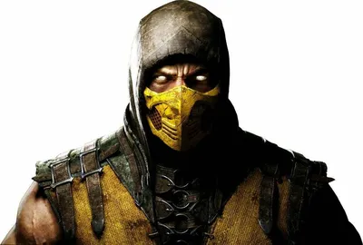 Mortal Kombat X Scorpion Leather Jacket with Hood