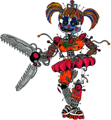 scrap baby fanart-fnaf 6 by blanktubed -- Fur Affinity [dot] net