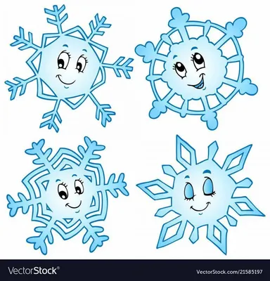 [83+] Картинки снежинки для детей обои