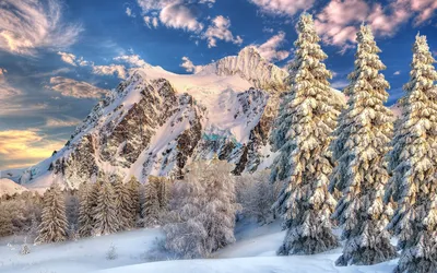 Красивые снежные горы (71 фото) - 71 фото