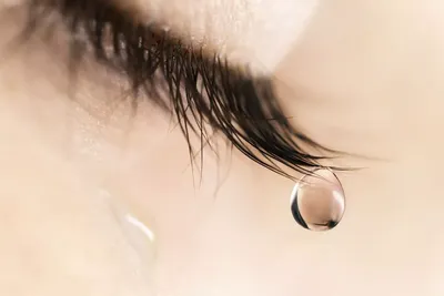 девушка плачет со слезами на щеке, грустная и расстроенная Стоковое  Изображение - изображение насчитывающей выражать, глаза: 276693965