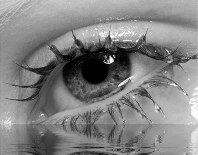 Девушка со слезами на глазах Stock Photo | Adobe Stock