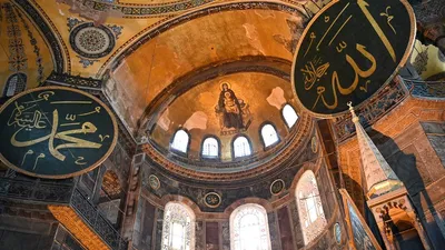 Собор Святой Софии в Стамбуле, Турция, Азия.