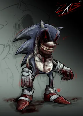 Sonic.exe original character on Craiyon