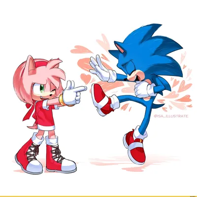 Sonamy :: Amy Rose (Эми Роуз) :: Sonic the hedgehog (Еж Соник, Ёж Соник) ::  StH art :: StH Пейринги :: StH Персонажи :: Sonic (соник, Sonic the  hedgehog, ) :: Isa_illustrate ::
