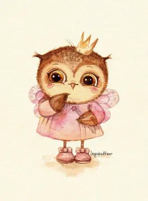 Pin by Надя on Фразы; для статей | Owl cartoon, Whimsical paintings, Owl  photos