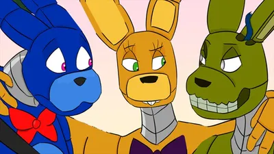 Спрингбонни: аниматроник из Five Nights at Freddy's» — создано в Шедевруме