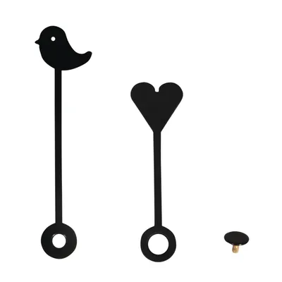 Стрелки часов Heart Bird часы 50мм минуты 65мм black | HobbySet