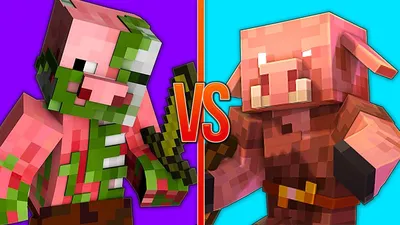 СВИНОЗОМБИ VS ПИГЛИН МАЙНКРАФТ | РЭП БИТВА | Pigman ПРОТИВ Piglin MINECRAFT  RAP (Prod. by KingEF) | ДАМБО MUSIC | Дзен