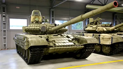 Основной танк Т-72АВ - парк Патриот