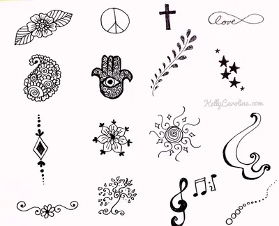 Мехенди на руке: легкие рисунки с фото | Татуировка рука, Небольшие женские  татуировки, Эскизы татуировок хной