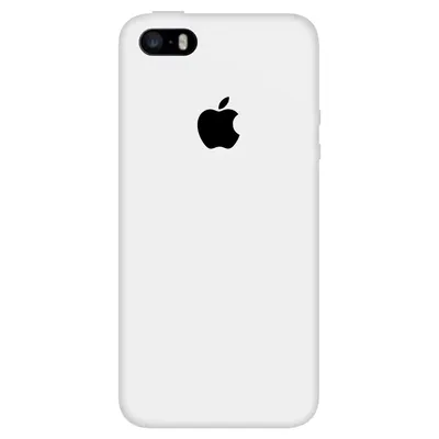 Силиконовый чехол Apple Silicone Case White для iPhone 5/5s/SE (Реплика)