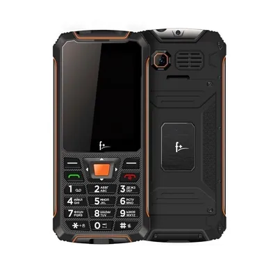 Мобильный телефон Fly F+ R280, черный, оранжевый - купить по выгодной цене  в интернет-магазине OZON (826687435)
