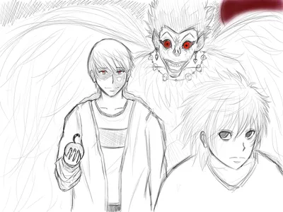 Illustration of kira from death note on Craiyon