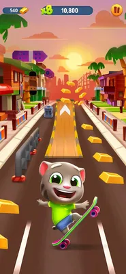 App Store: Говорящий Том: бег за золотом | Talking tom, Ran games, El oro