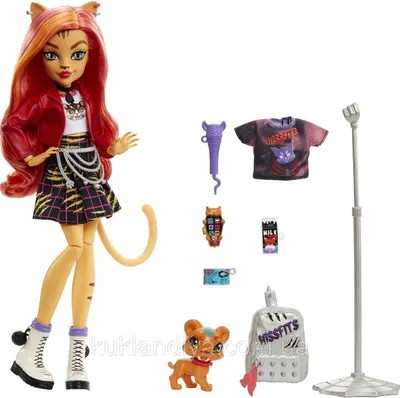 Кукла Монстр Хай Neon Frights Торалей Страйп Monster High 191687602 купить  в интернет-магазине Wildberries